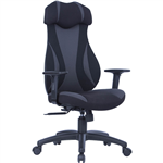 MONZA GAMING CHAIR HIGH BACK ARMS GREYBLACK