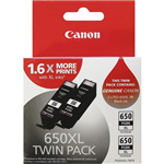 CANON PGI650XLBKTWIN INK CARTRIDGE HIGH YIELD PACK 2