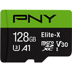 PNY ELITEX V30 U3 CLASS 10 MICRO SD FLASH MEMORY CARD 128GB