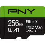 PNY ELITEX V30 U3 CLASS 10 MICRO SD FLASH MEMORY CARD 256GB