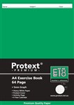 PROTEXT E18 PREMIUM GRID EXERCISE BOOK 5MM 70GSM 128 PAGE A4