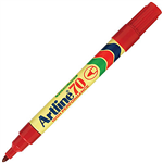 ARTLINE 70 PERMANENT MARKER BULLET 15MM RED