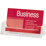 ESSELTE BUSINESS CARD HOLDER LANDSCAPE CLEAR