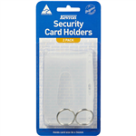 KEVRON SECURITY CARD HOLDER CLEAR PACK 2