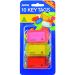 KEVRON ID38 KEYTAGS FLURO ASSORTED PACK 10
