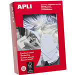 APLI STRUNG TICKETS 13 X 34MM WHITE BOX 1000