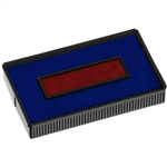 COLOP E2002 SPARE PAD 2 COLOUR BLUERED