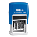 COLOP S120 MINIDATER PRINTER SELFINKING STAMP 4MM BLACK