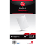 GBC IBICO BINDING COVER 250 MICRON A4 CLEAR PACK 100
