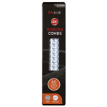 GBC PLASTIC BINDING COMB ROUND 21 LOOP 10MM A4 WHITE PACK 100