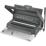 GBC MULTIBIND 420 MANUAL BINDING MACHINE PLASTICWIRE COMB GREY