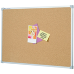 QUARTET PENRITE CORKBOARD ALUMINIUM FRAME 600 X 600MM