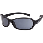BOLLE SAFETY HURRICANE SAFETY GLASSES BLACK FRAME SMOKE LENS