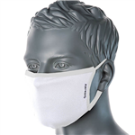 PORTWEST CV33 ANTIMICROBIAL FABRIC FACE MASK 3 PLY WHITE