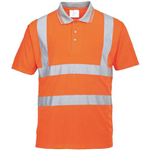 PORTWEST RT22 HIVIS POLO SHIRT SHORT SLEEVE