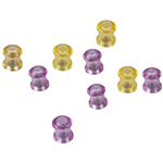 QUARTET EXTRA STRONG MAGNETS CIRCLE PURPLEGOLD PACK 10