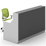 ROMA RECEPTION COUNTER 1800 X 840 X 1150MM WHITEGREY