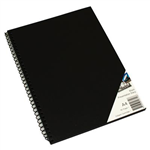 QUILL VISUAL ART DIARY 110GSM 90 PAGE A4 PP BLACK