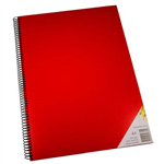 QUILL VISUAL ART DIARY 110GSM 120 PAGE A3 PP RED