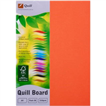 QUILL XL MULTIBOARD 210GSM A4 ORANGE PACK 50