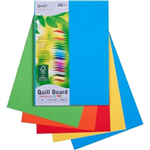 QUILL XL MULTIBOARD 210GSM A4 ASSORTED BRIGHTS PACK 50