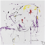 QUIETPRINT ACOUSTIC ART BY ALEJANDRO AVAKIAN LARGE RETRATO DE CELINA