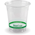 BIOPAK BIOCUP PLA CUP 200ML CLEAR PACK 100