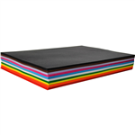 RAINBOW COVER PAPER 125GSM A3 10 COLOUR 2 ASSORTED PACK 250