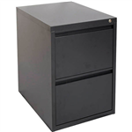 INITIATIVE FILING CABINET 2 DRAWER 475 X 600 X 720MM GRAPHITE RIPPLE