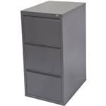 INITIATIVE FILING CABINET 3 DRAWER 475 X 600 X 1020MM GRAPHITE RIPPLE