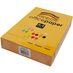 RAINBOW COLOURED A4 COPY PAPER 80GSM 500 SHEETS GOLD