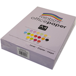 RAINBOW COLOURED A4 COPY PAPER 80GSM 500 SHEETS LAVENDER