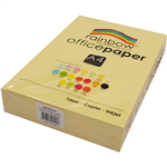 RAINBOW COLOURED A4 COPY PAPER 80GSM 500 SHEETS SAND