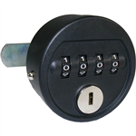 STEELCO CM17 ROUND COMBINATION LOCKER PADLOCK BLACK