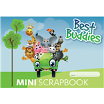 WRITER BEST BUDDIES MINI SCRAPBOOK 100GSM 64 PAGE 165 X 245MM
