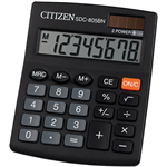 CITIZEN SDC805 DESKTOP CALCULATOR 8 DIGIT BLACK