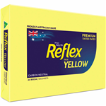 REFLEX COLOURS A4 COPY PAPER 80GSM YELLOW PACK 500 SHEETS