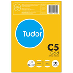 TUDOR C5 ENVELOPES POCKET PLAINFACE STRIP SEAL 80GSM 162 X 229MM GOLD PACK 50