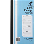 OLYMPIC 616 CASH RECEIPT BOOK 4 TO VIEW CARBON DUPLICATE 75 LEAF 254 X 135MM