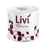 LIVI IMPRESSA TOILET TISSUE CORE SCENTED 2PLY 400 SHEET CARTON 48
