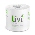 LIVI BASICS TOILET TISSUE 2PLY 700 SHEET CARTON 48