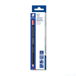 STAEDTLER 108 LUMOCOLOR PERMANENT GLASOCHROM PENCILS RED BOX 12