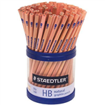 STAEDTLER 130 NATURAL GRAPHITE PENCIL HB TUB 100