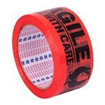 NACHI MESSAGE TAPE FRAGILE 48MM X 66M ORANGEBLACK