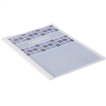 GOLD SOVEREIGN THERMAL BINDING COVER 8MM A4 WHITE BACK  CLEAR FRONT BOX 100