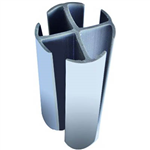 SYLEX ESCREEN CORNER JOINER 1M GREY