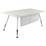 FLEET EXECUTIVE DESK 1800 X 900MM WHITE