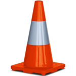 PROCHOICE TRAFFIC CONE REFLECTIVE HIVIS TAPE 450MM ORANGE