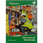 TRAFALGAR BASIC FIRST AID INSTRUCTIONS BOOKLET