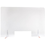 TRAFALGAR ACRYLIC SNEEZE GUARD SCREEN 1200 X 800MM LARGE